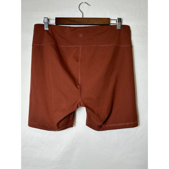 All In Motion Women's Athletic Chocolate Brown Bike Shorts 7" Inseam Size XXL - Picture 3 of 3
